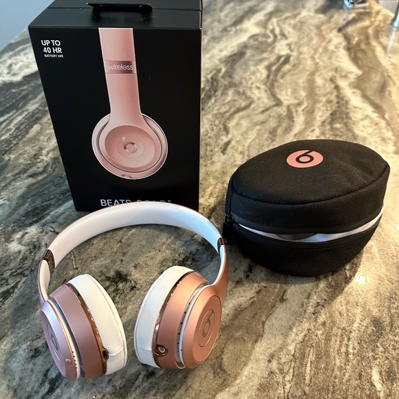 Dre Solo 3 Dr Dre Beats Rose Gold Wireless Headphones Beats Solo